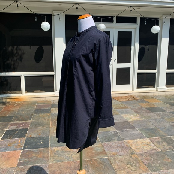 NWT GAP Navy Classic Tunic Top NEW Button Down Front Small S - Picture 7 of 8